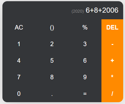 Calculator screenshot